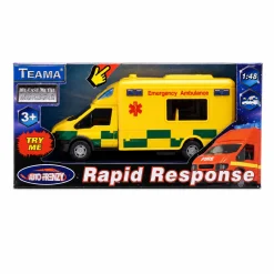Legetøjs ambulance med lys og lyd - 22 cm