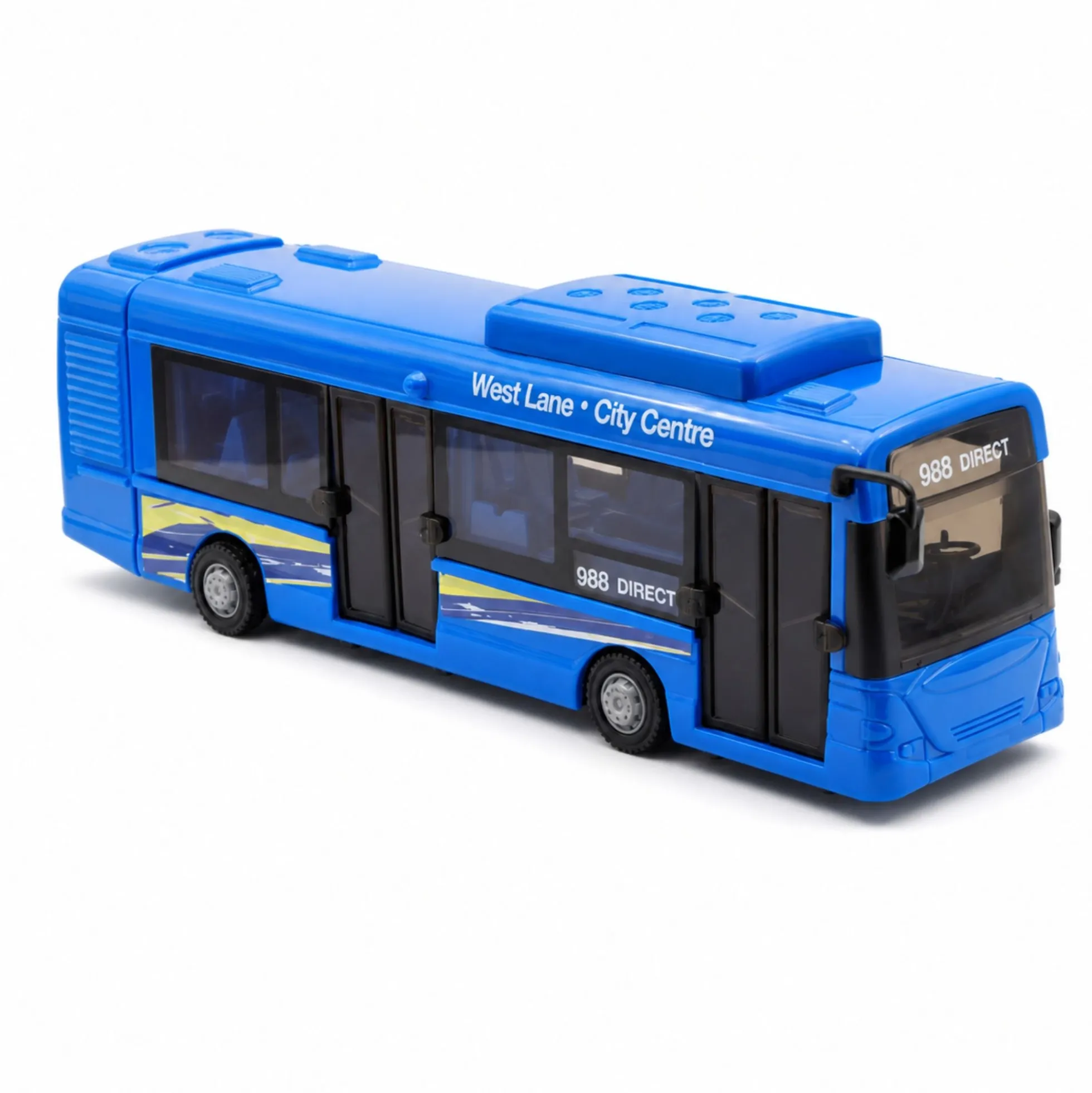Legetøjsbus - Blå - 23 cm