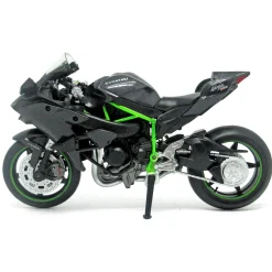 Legetøjs motorcykel - Grøn/sort - MSZ