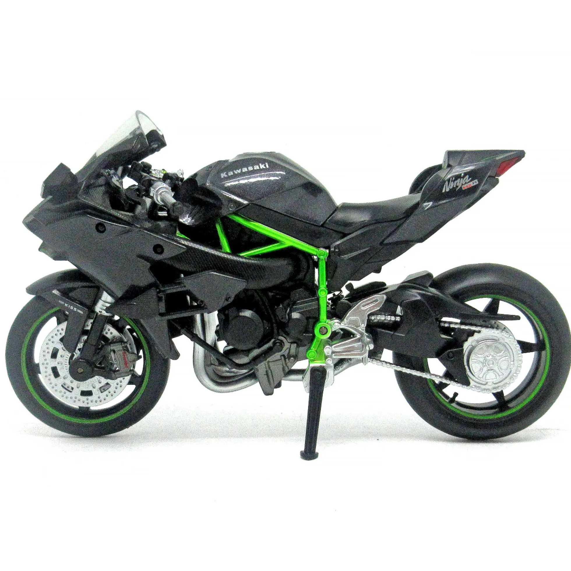 Legetøjs motorcykel - Grøn/sort - MSZ