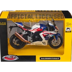 Legetøjs motorcykel - Hvid - MZS