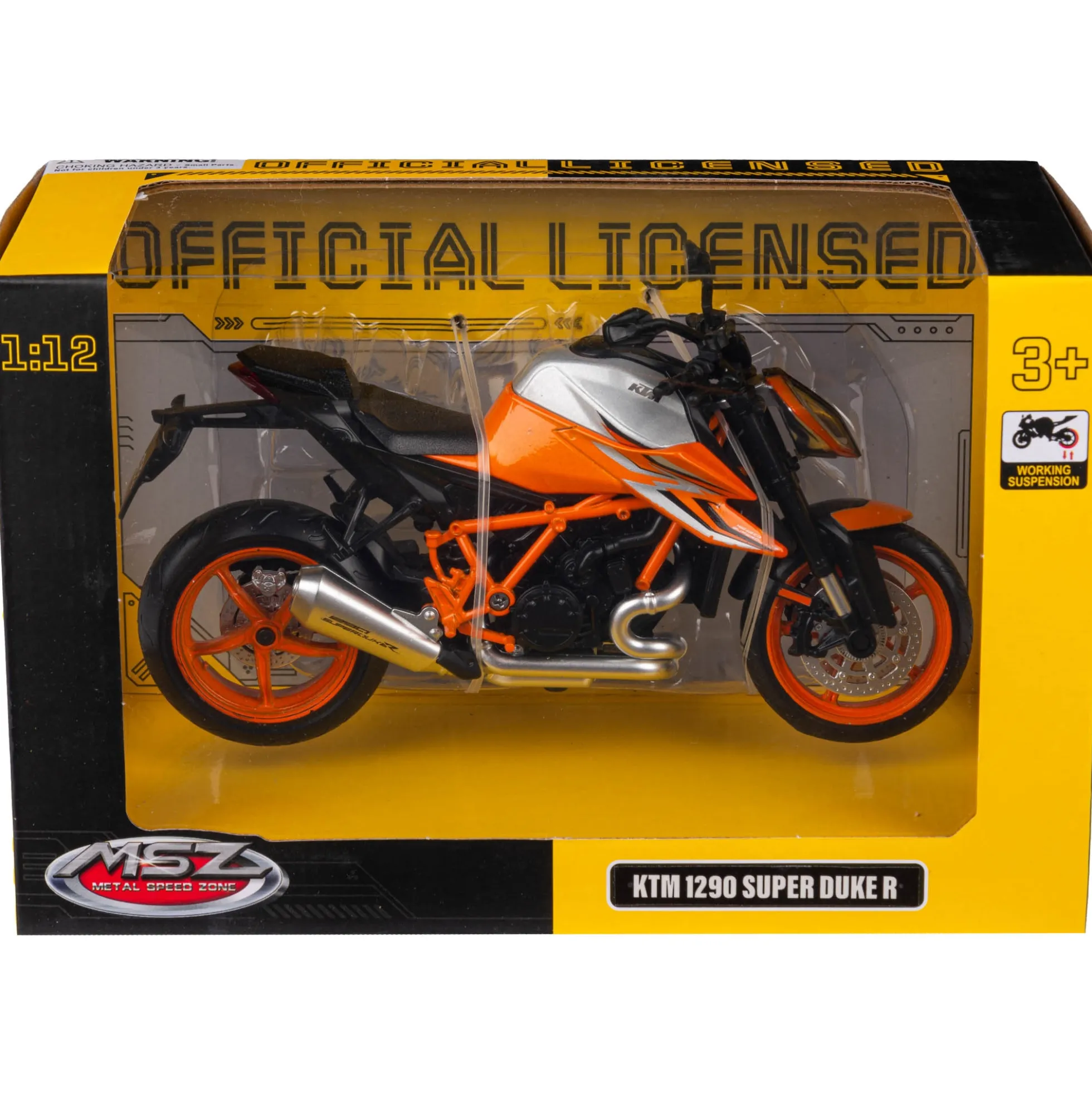 Legetøjs motorcykel - Orange - MSZ