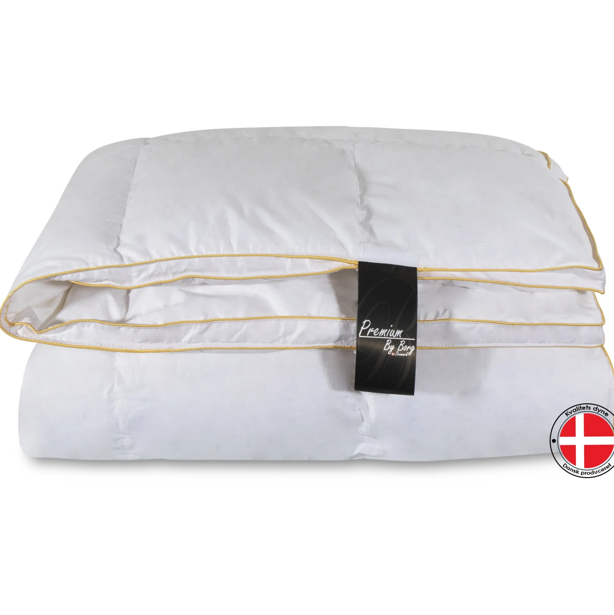 Let gåsedunsdyne - Luksus helårsdyne - 140x200 cm - Premium By Borg - Gulddynen