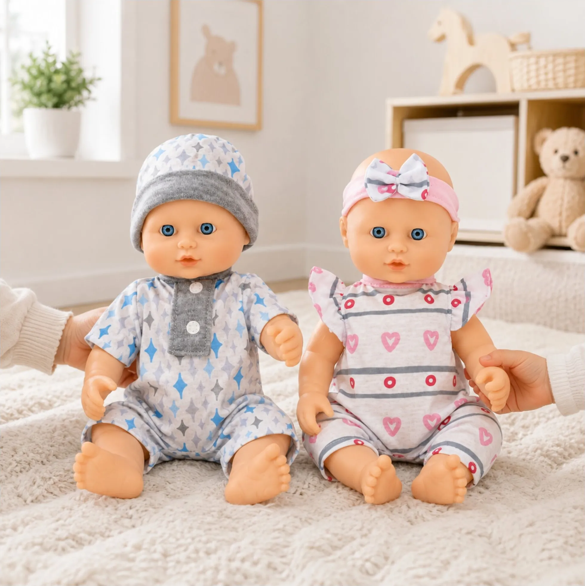 Little Poppets tvilling dukker - 30 cm - 2 dukker