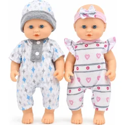 Little Poppets tvilling dukker - 30 cm - 2 dukker