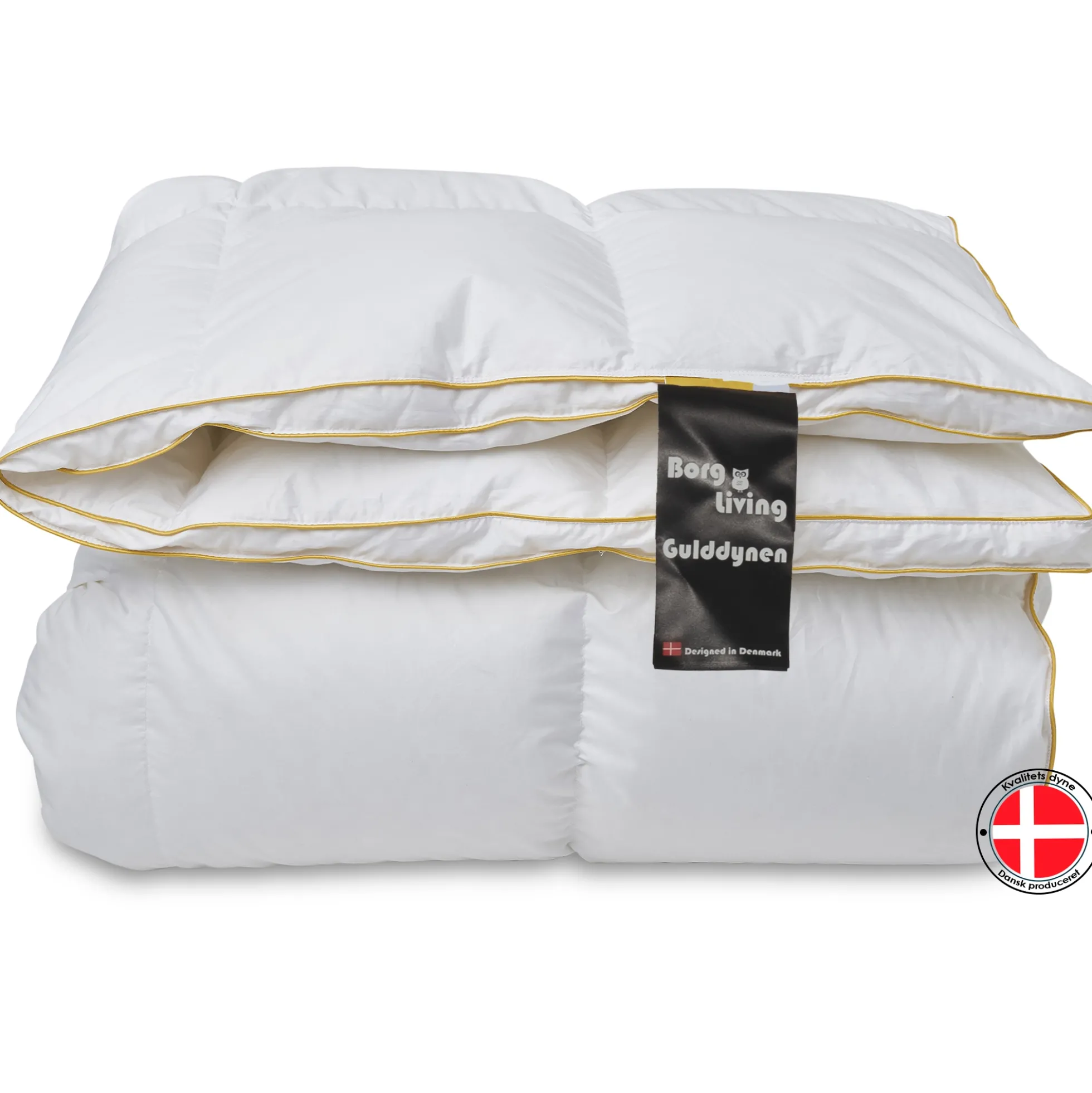 Luksus vinterdyne - 100% gåsedunsdyne - 140x200 cm - Borg Living Gulddynen