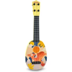 Mandolin til børn - 54 cm - Blå og orange - Musikinstrument til børn