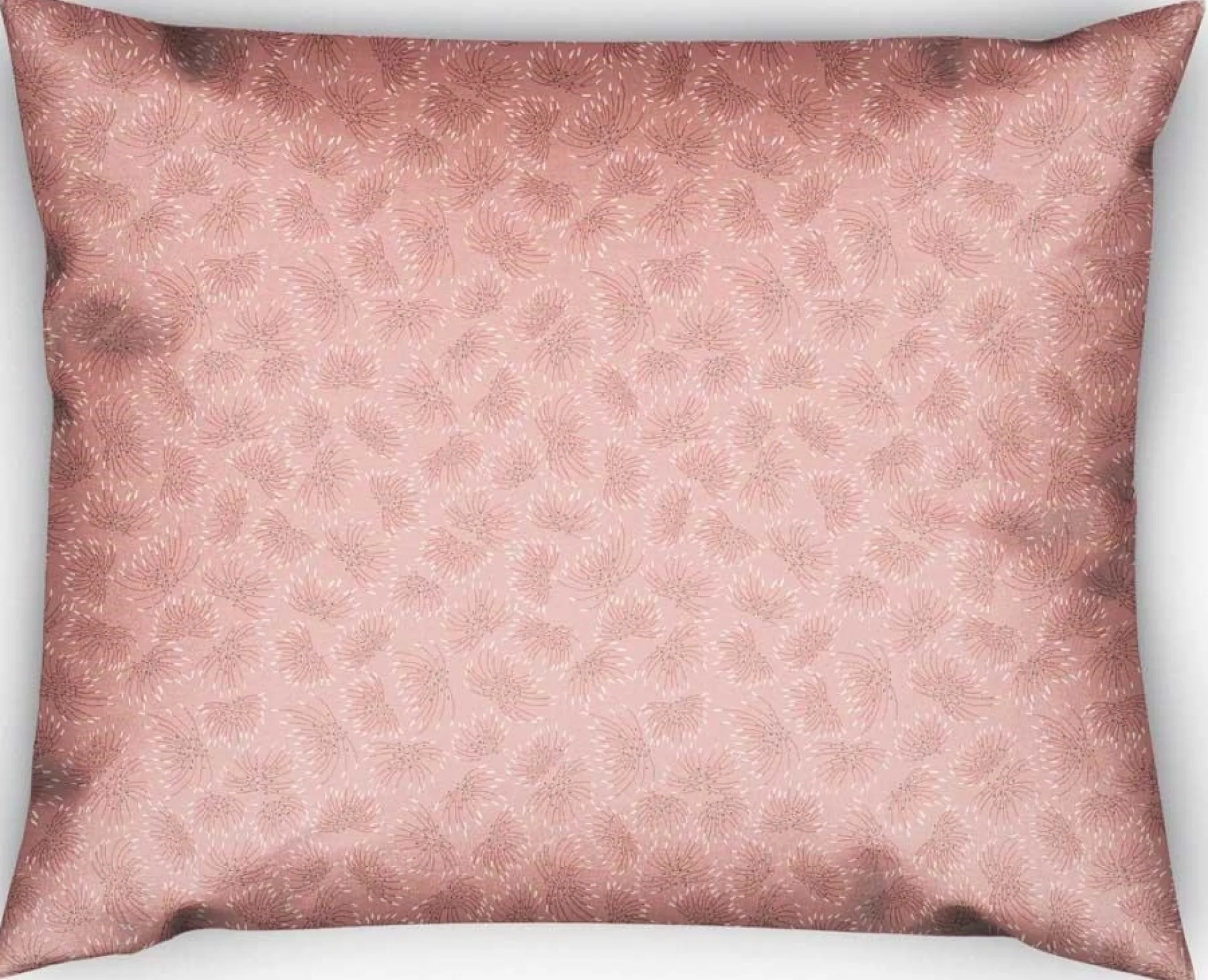 Marco polo sengetøj - 140x220 cm - Verin Coral pink - 2 i 1 sengesæt - 100% Bomuldssatin sengetøj - Marc O'Polo