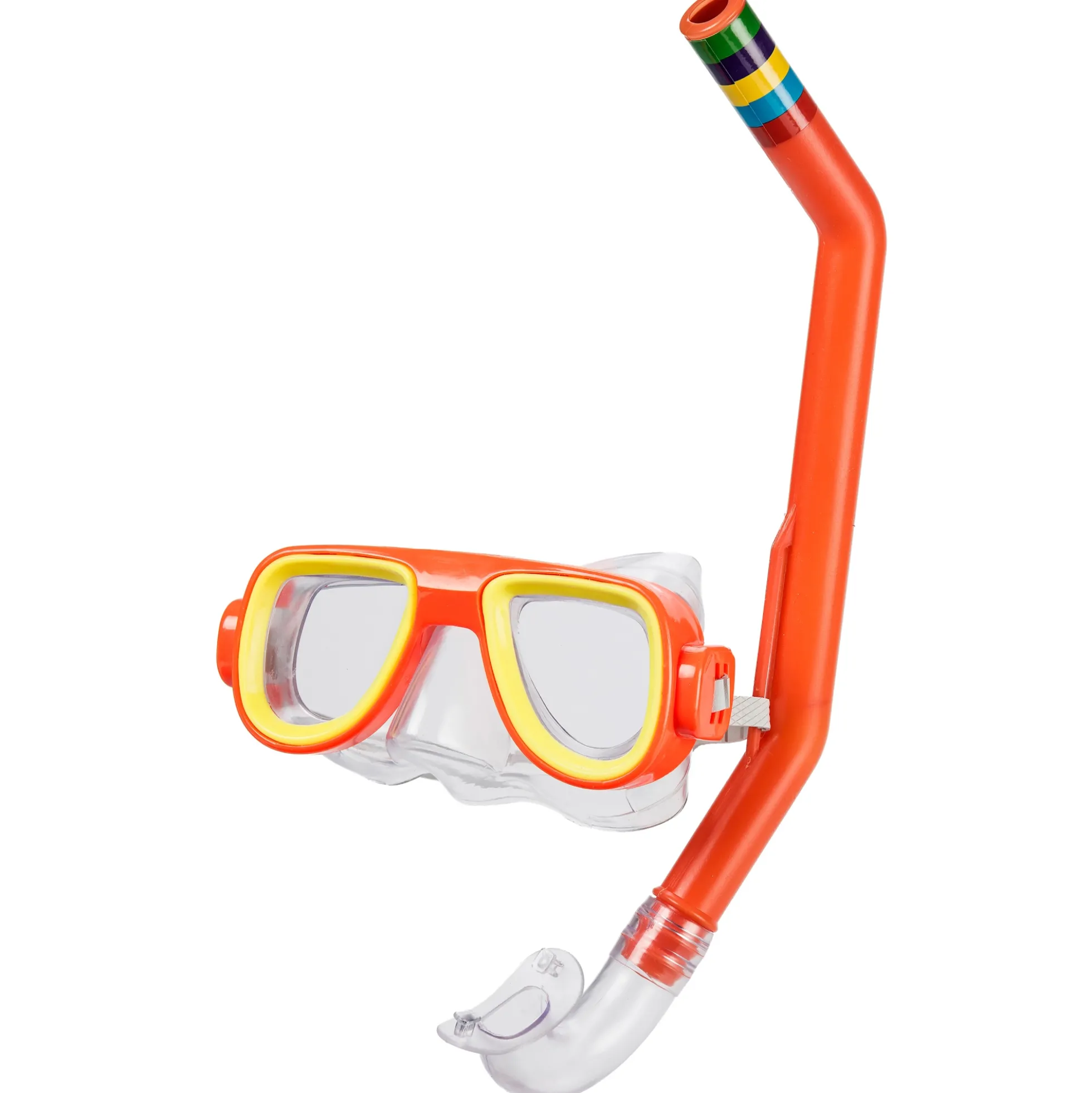 Maske og snorkel sæt - Svømmemaske og snorkel til børn - Orange