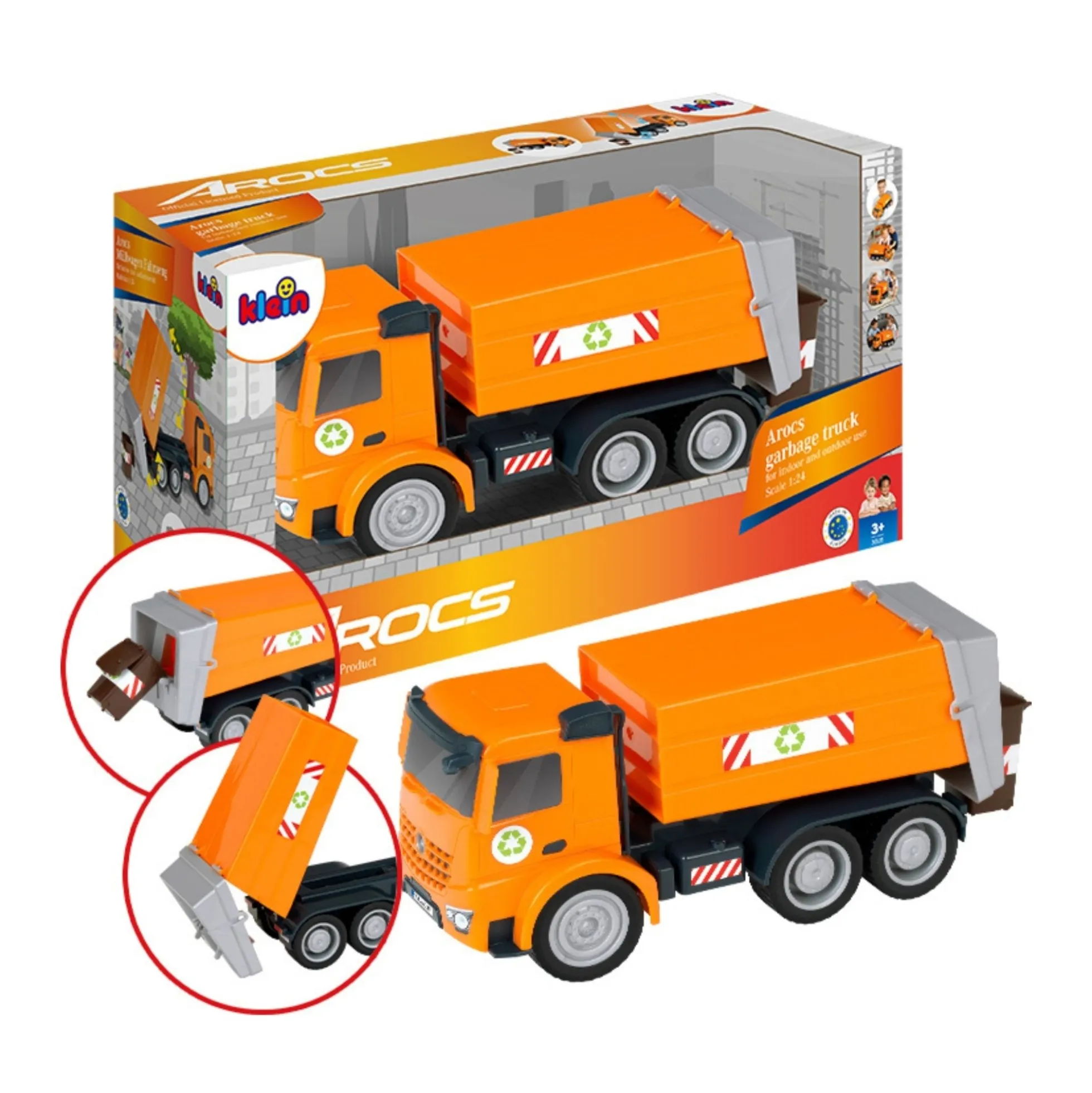 Mercedes-Benz Arocs skraldebil 38x12x17 cm