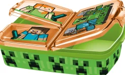 Minecraft madkasse - Børnemadpakke med 3 rum