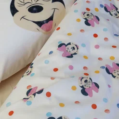 Minnie Mouse sengetøj - 100% bomuld - Børnesengetøj 140x200 cm