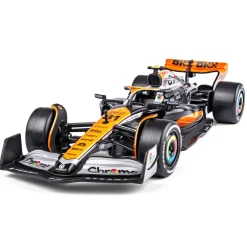 Modelbil - Formel 1 McLaren - Sort/Orange - Racerbil nr 81