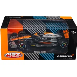 Modelbil - Formel 1 McLaren - Sort/Orange - Racerbil nr 4