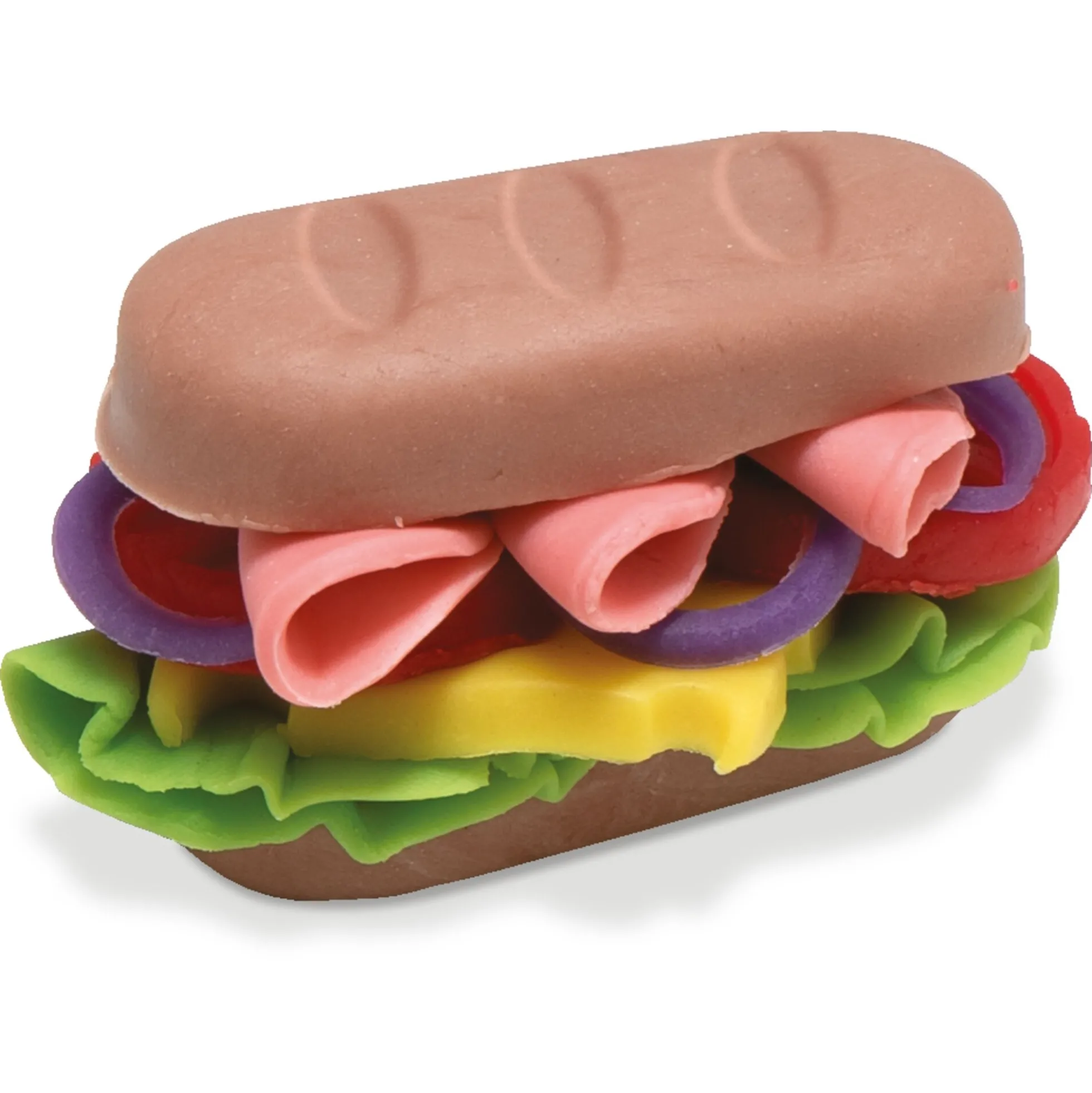 Modellervoks burgerrestaurant med burgergrill og tilbehør - 5x56 g voks