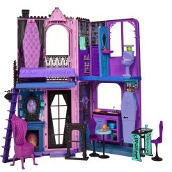 Monster High Boo-tique Hotel foldbart dukkehus med overraskelser - 13 dele