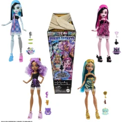 Monster High Buried Secrets overraskelsesdukke Assorteret - 5 tilbehørs dele - 30 cm
