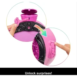 Monster High Draculaura Potion Reveal legesæt med dukke og tilbehør - 9 dele - 30 cm