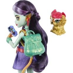 Monster High Jinafire Long basisdukke - 8 tilbehørs dele - 30 cm