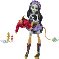 Monster High Jinafire Long basisdukke - 8 tilbehørs dele - 30 cm
