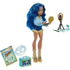 Monster High Self-Scare Secrets Frankie Stein - 13 tilbehørs dele - 30 cm