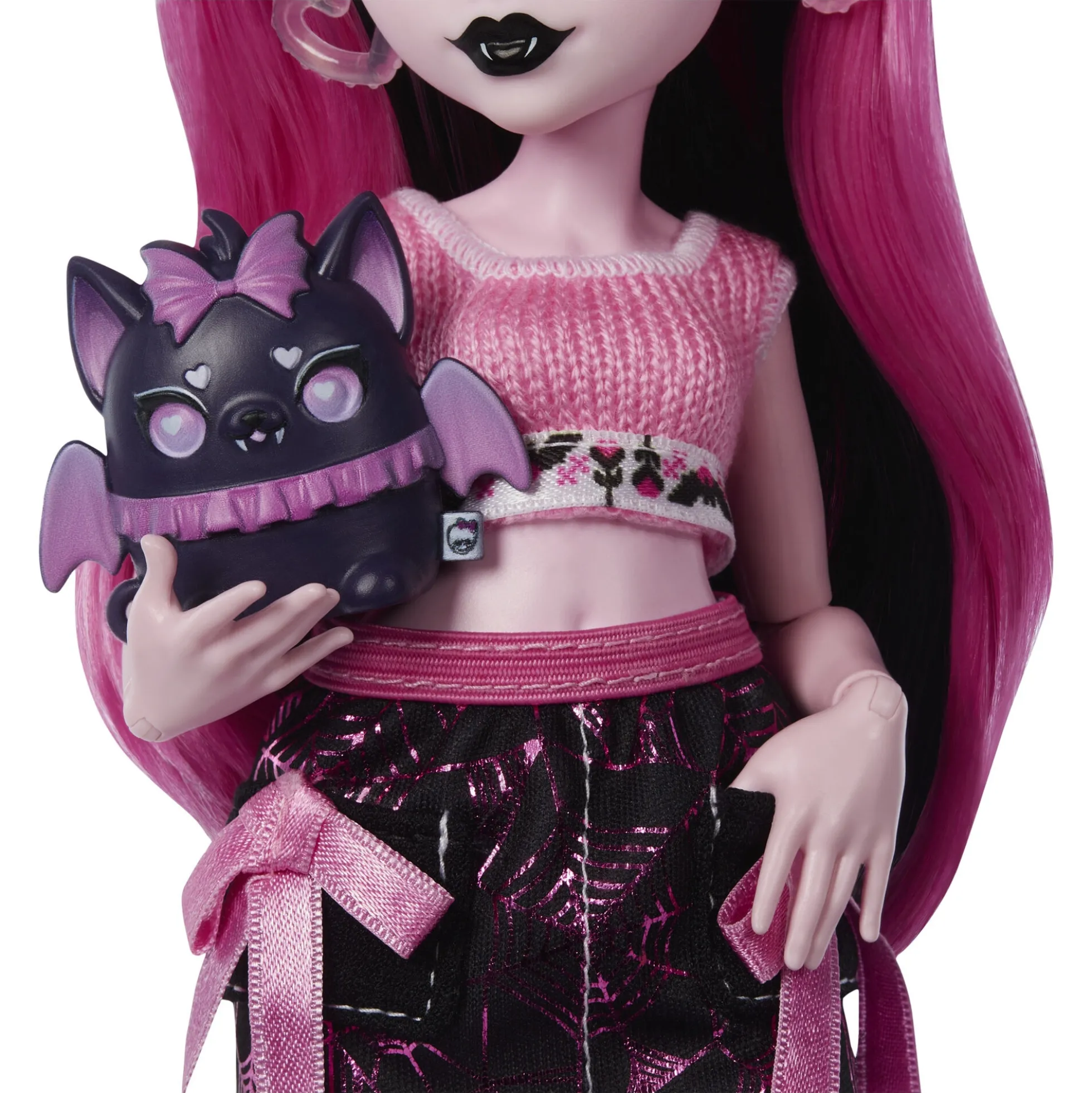 Monster High Self-Scare Secrets Draculaura dukke - 13 tilbehørs dele - 30 cm