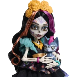 Monster High Skelita Calaveras basisdukke - 8 tilbehørs dele - 30 cm