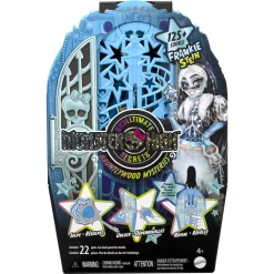Monster High Skulltimate Secrets Frankie Stein dukke og tilbehør - Hauntlywood Mysteries - 30 cm