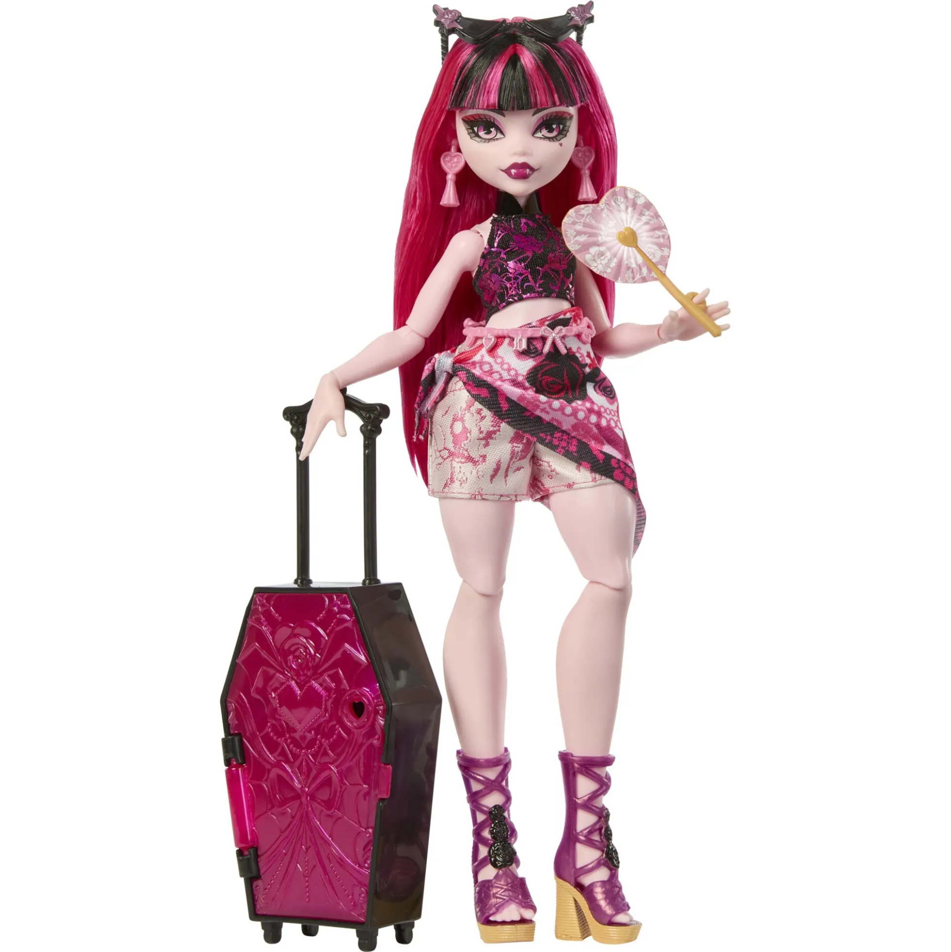 Monster High Skulltimate Secrets Draculaura dukke - Gore-geous Oasis - 19+ dele - 30 cm