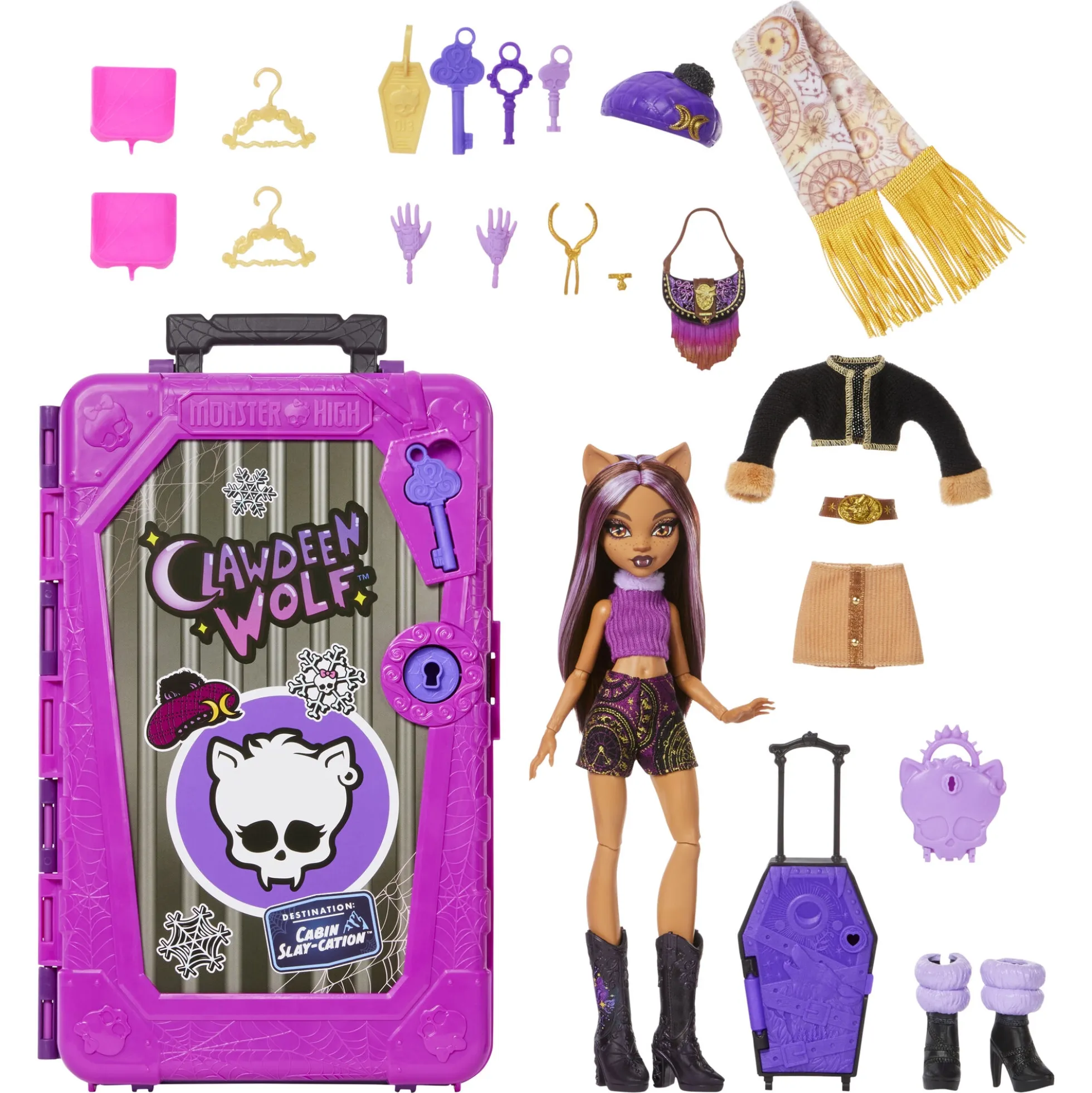 Monster High Skulltimate Secrets Clawdeen Wolf - Cabin Slay-Cation - 19+ dele - 30 cm