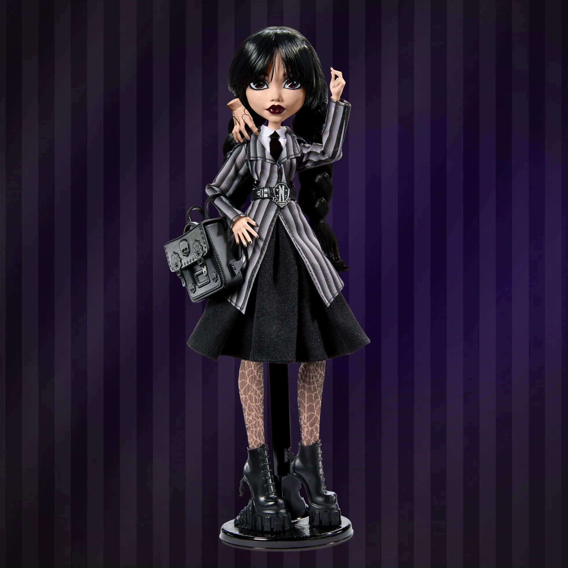 Monster High x Wednesday - Wednesday Addams samlerdukke - 30 cm