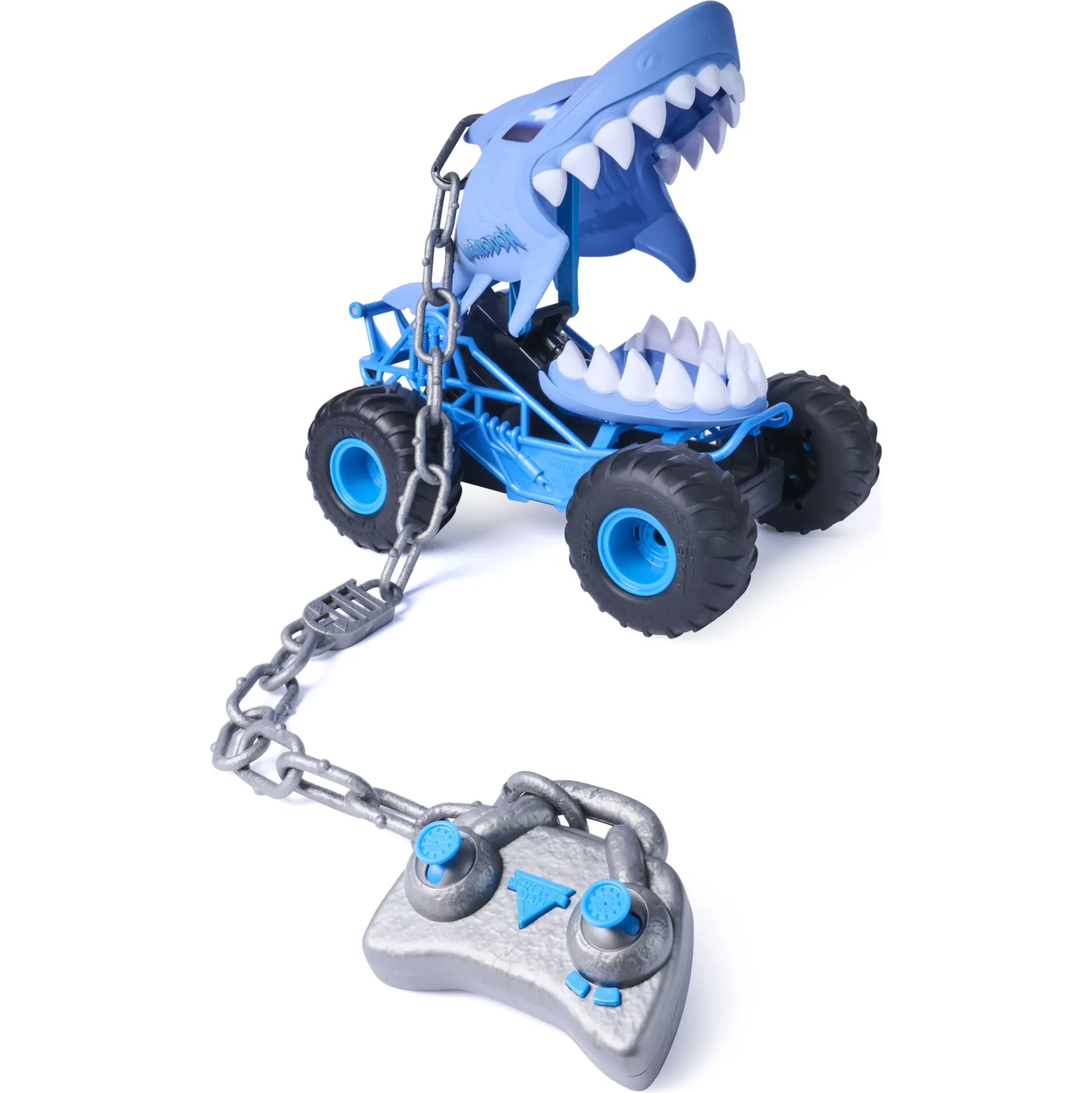 Monster Jam Chomping Megalodon fjernstyret mega monster truck - 1:15