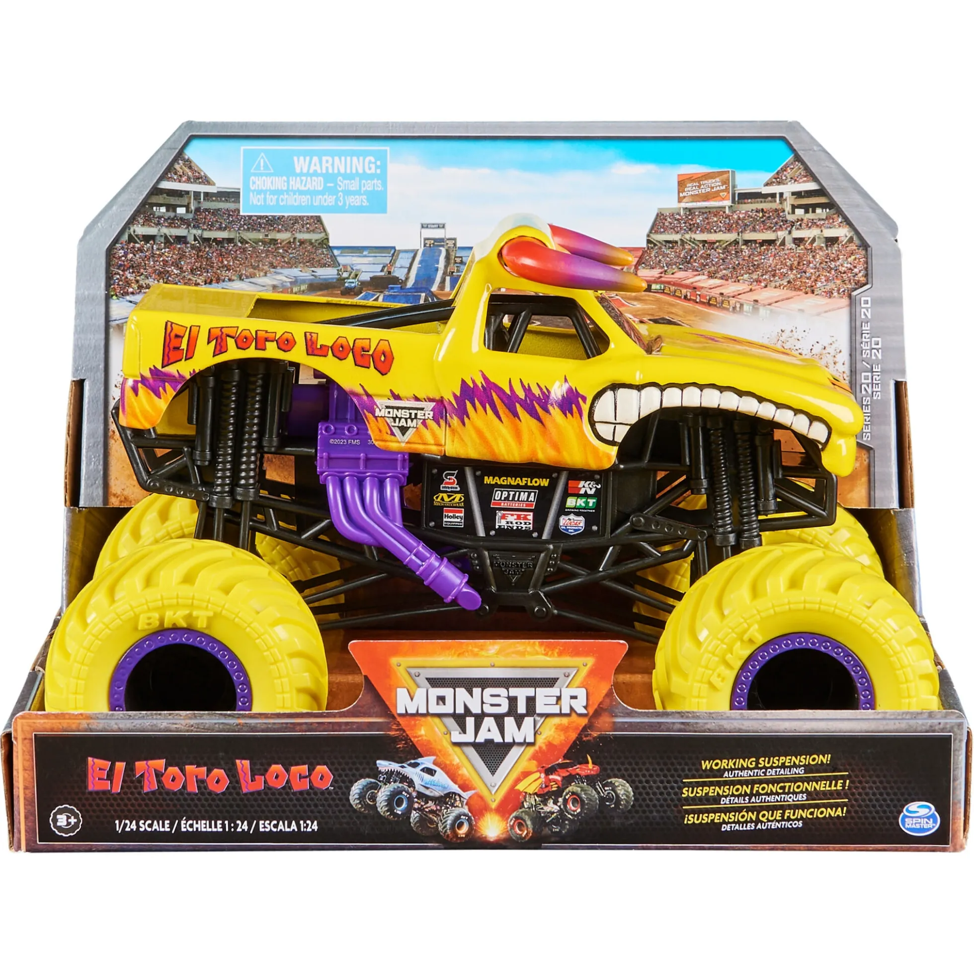 Monster Jam El Toro Loco samler monster truck - 1:24