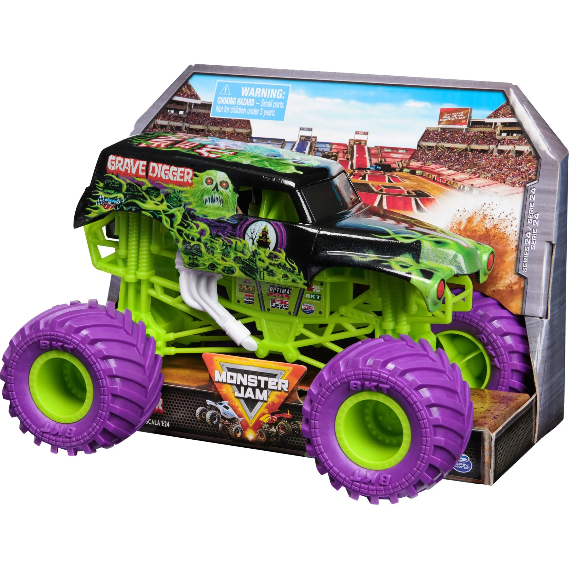 Monster Jam Grave Digger samler monster truck - 1:24