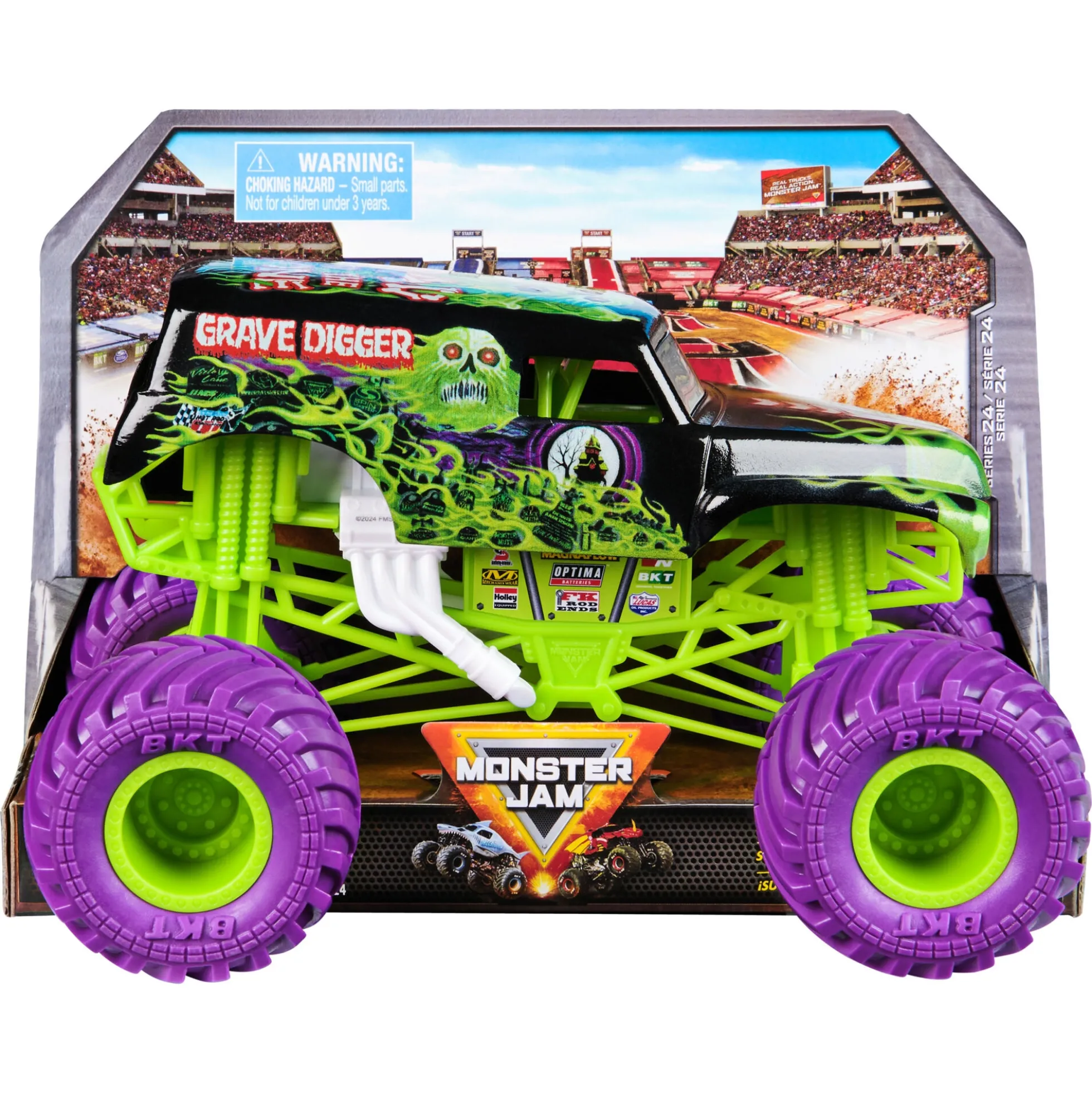 Monster Jam Grave Digger samler monster truck - 1:24