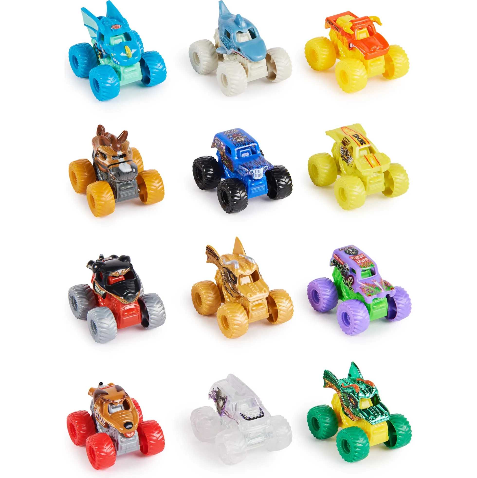 Monster Jam mini monstertruck assorteret - 1:87