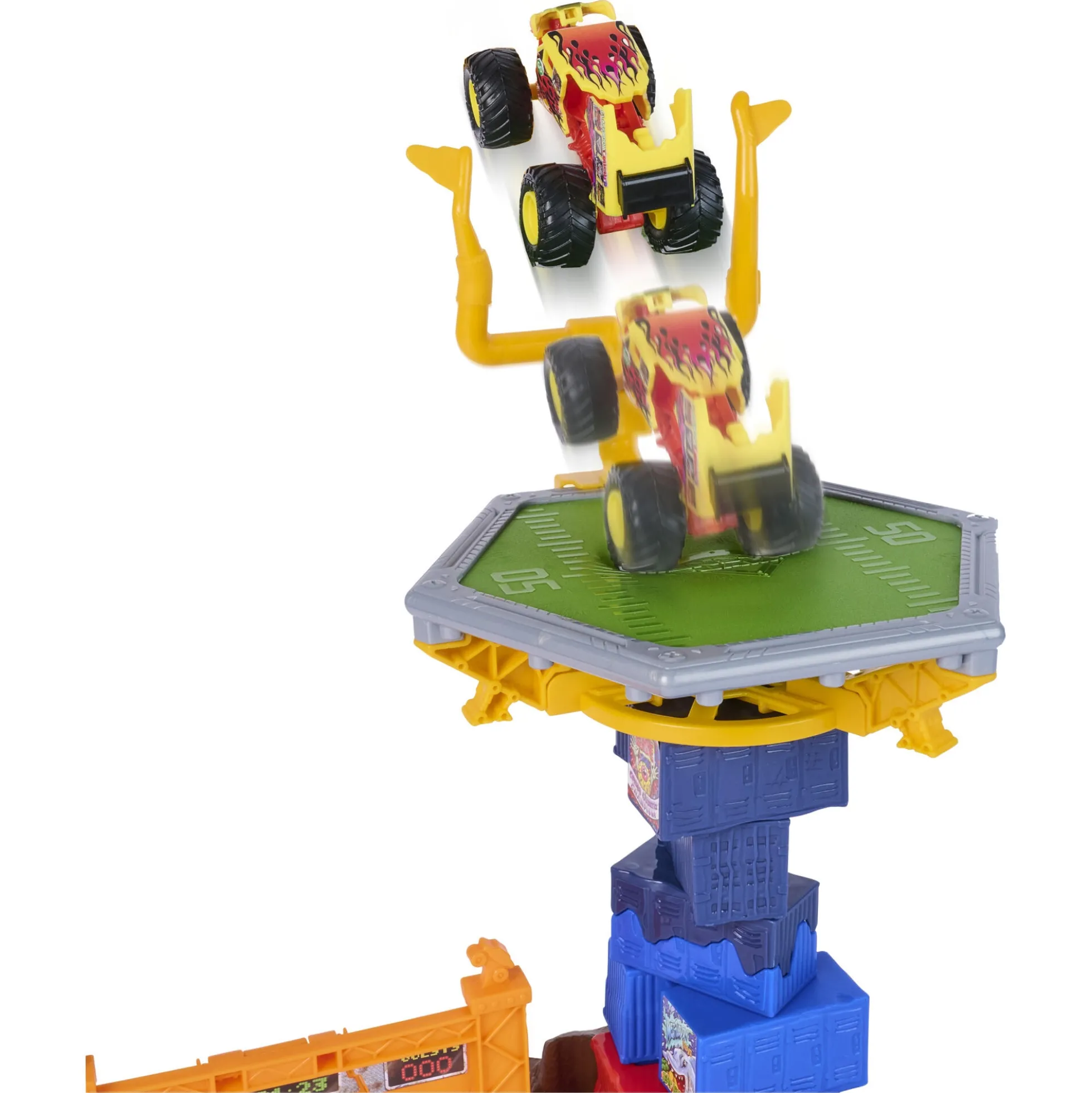 Monster Jam Smash & Bash Crash Course legesæt - 40 cm