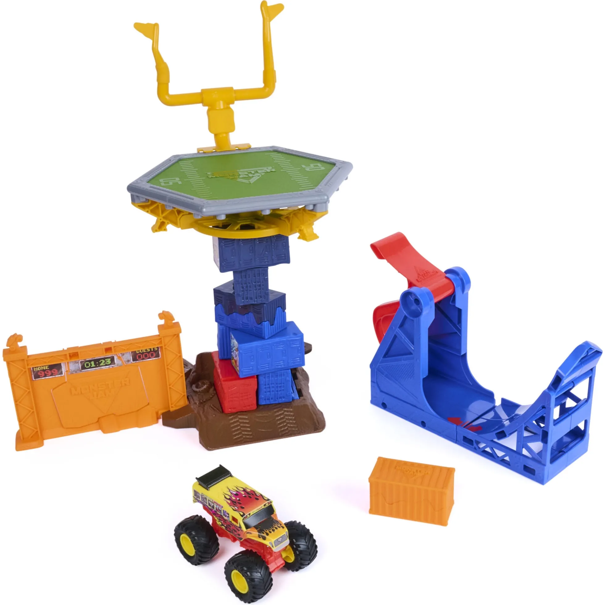Monster Jam Smash & Bash Crash Course legesæt - 40 cm