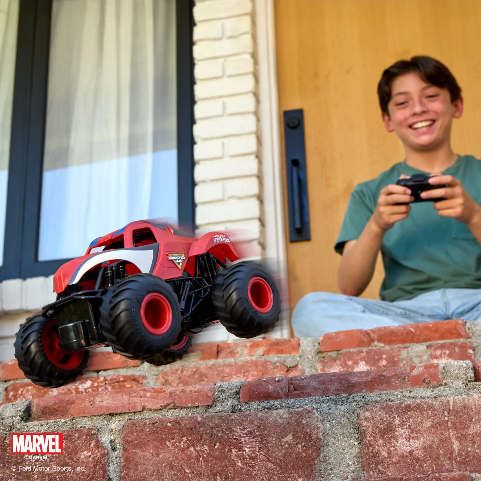 Monster Jam Spider-Man fjernstyret truck - 1:24