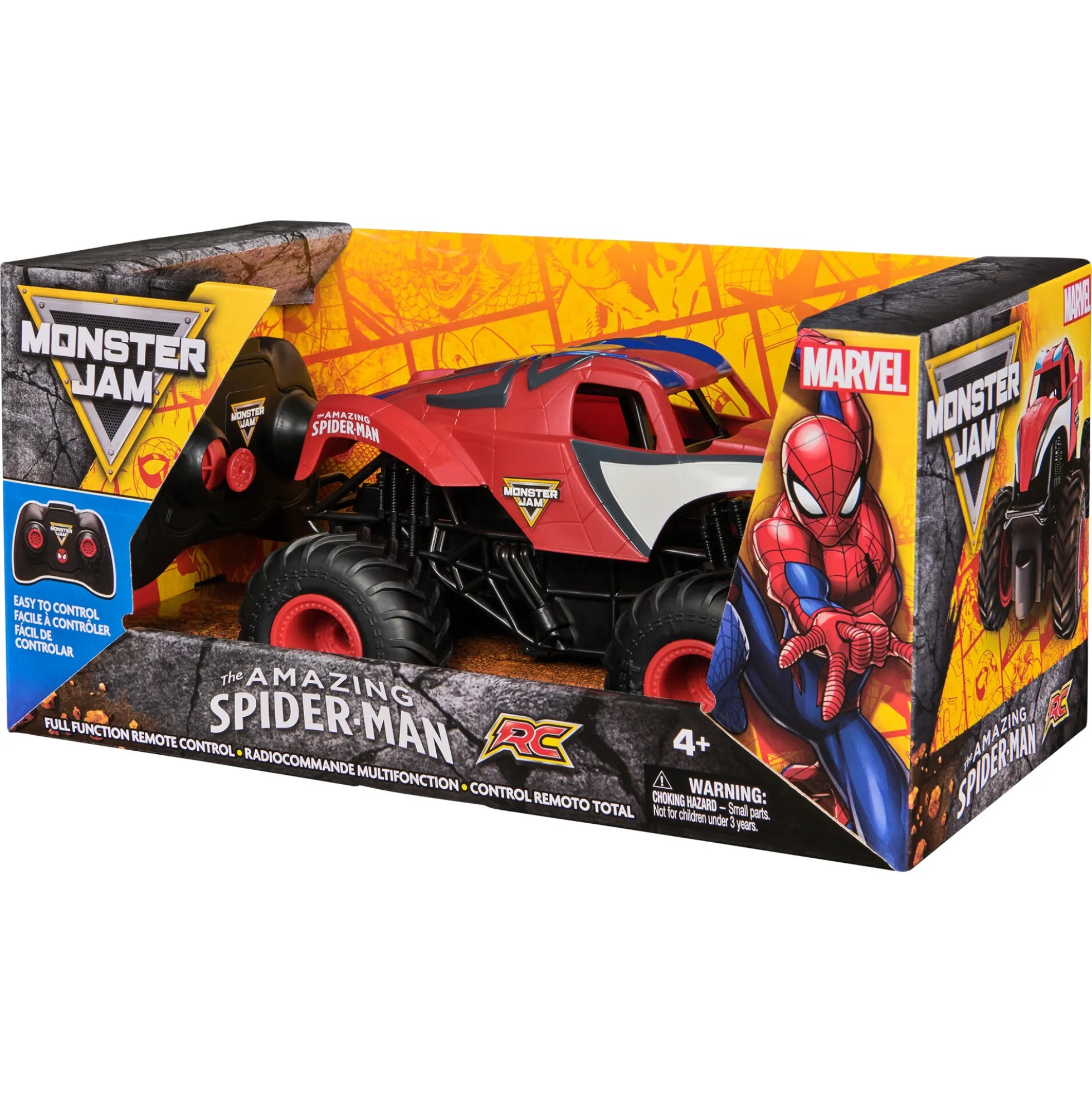 Monster Jam Spider-Man fjernstyret truck - 1:24