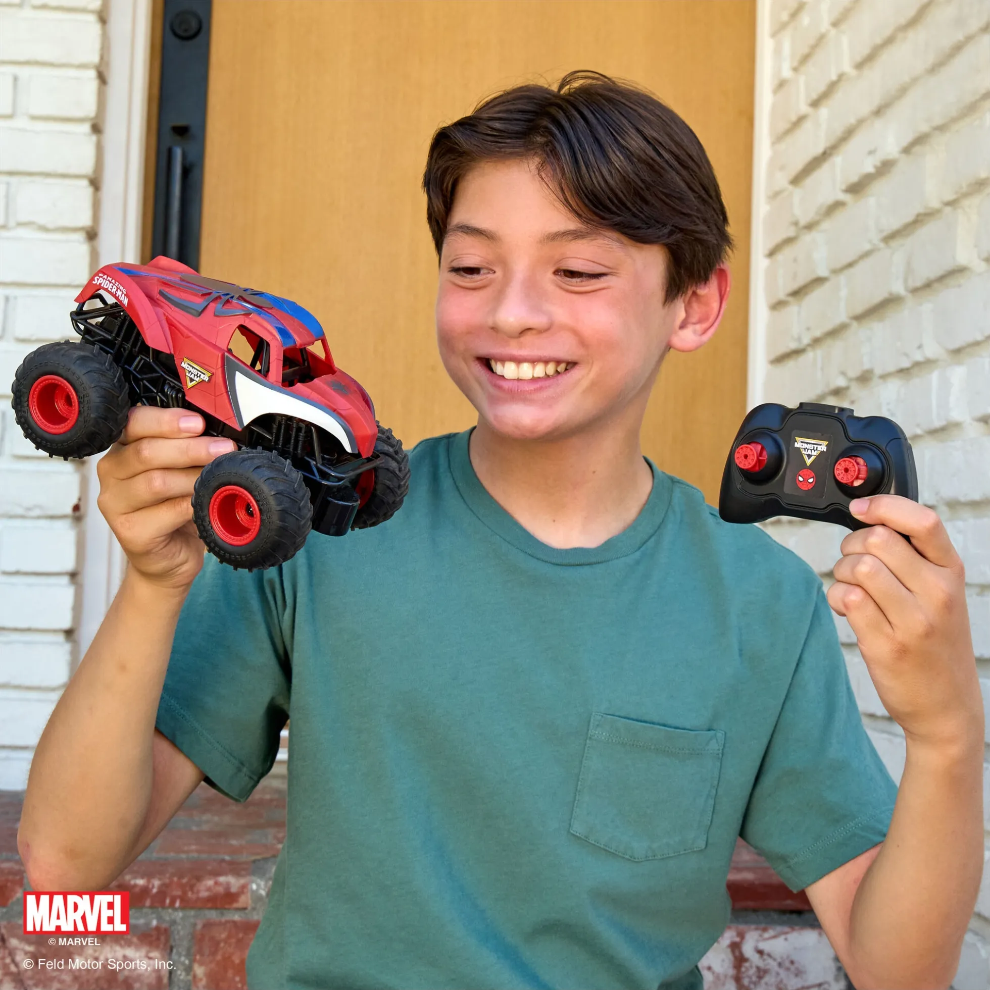 Monster Jam Spider-Man fjernstyret truck - 1:24