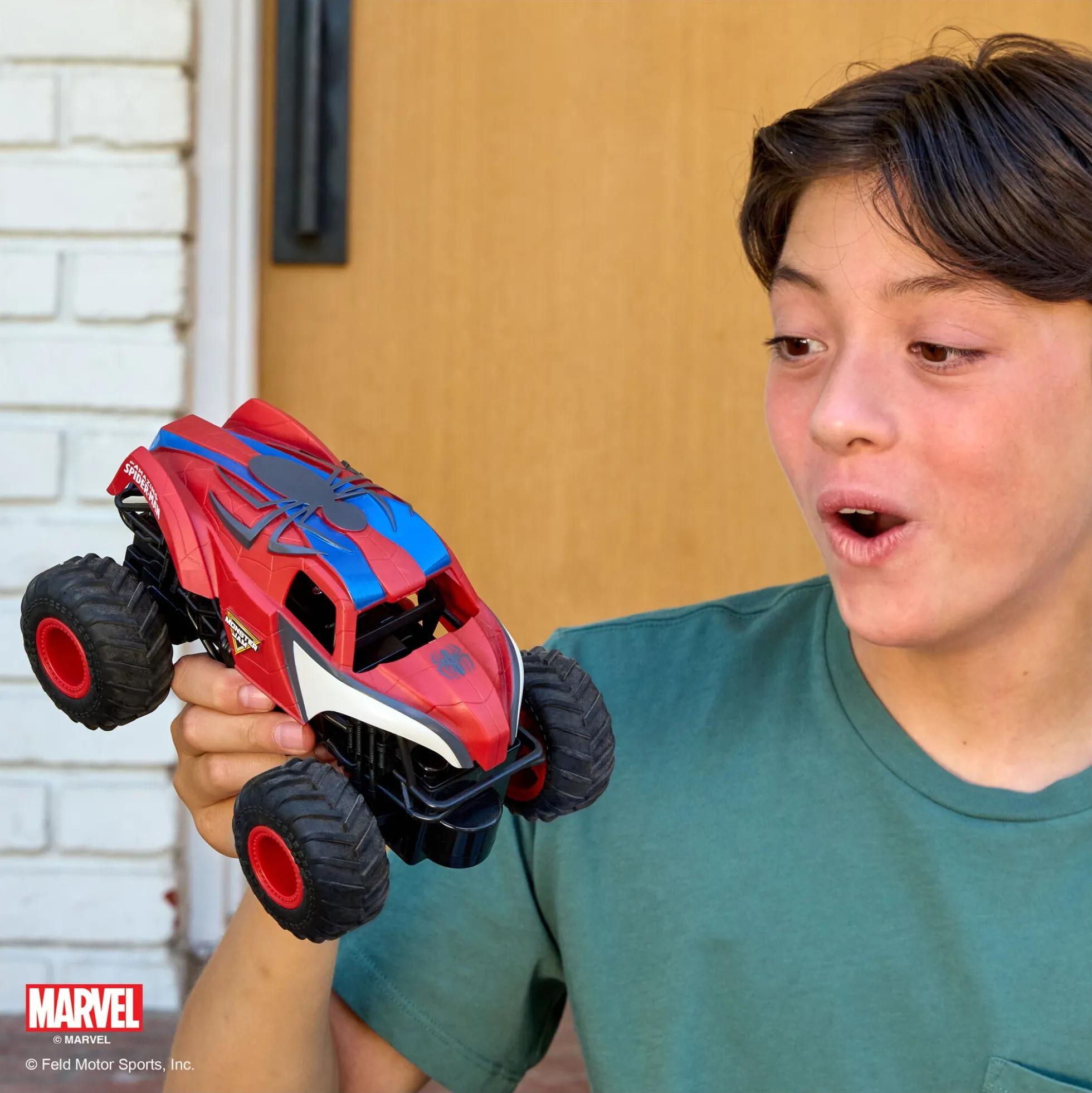 Monster Jam Spider-Man fjernstyret truck - 1:24