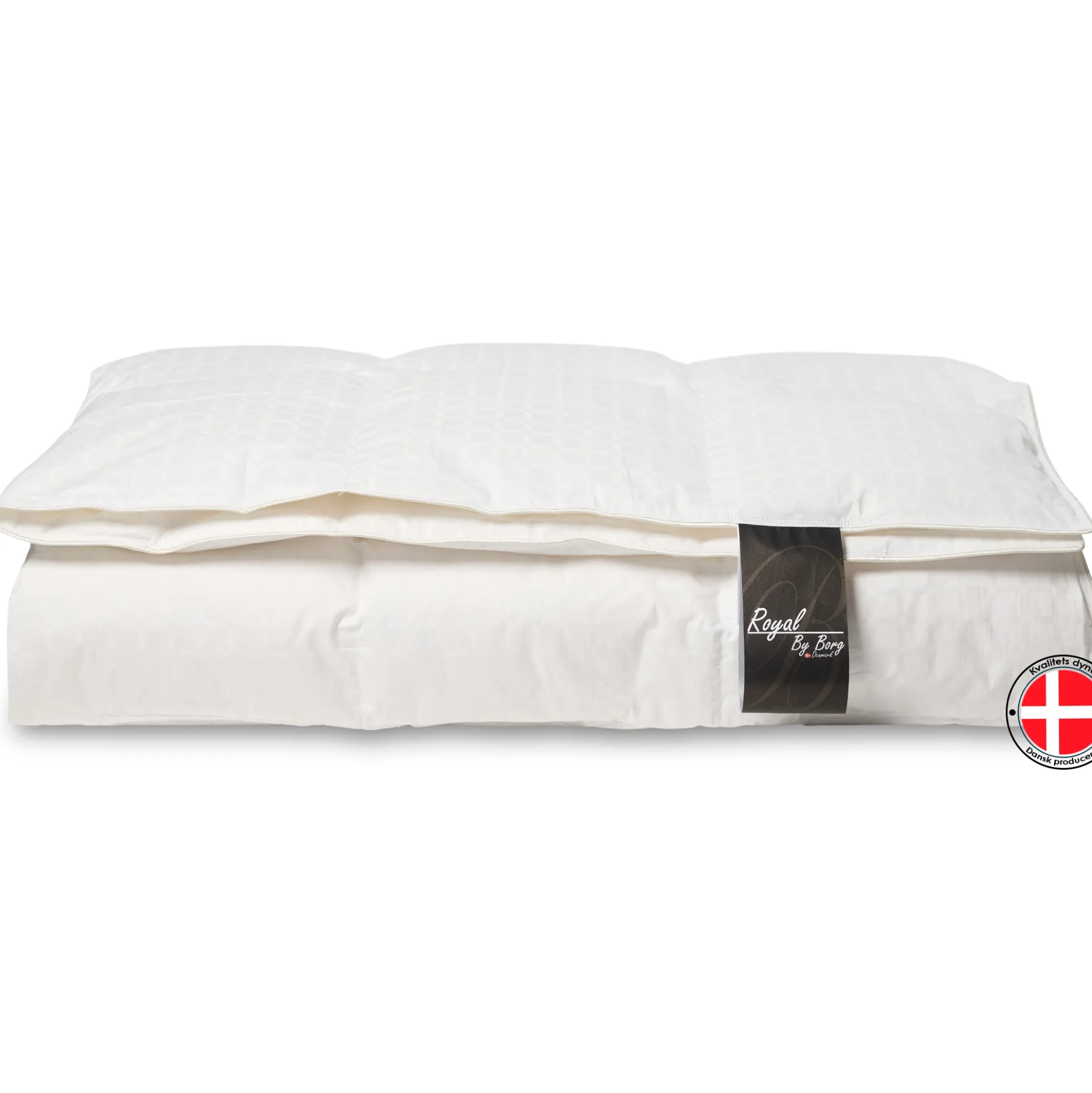Moskusdundyne - 100% europæiske dun - Sommerdyne - 140x220 cm - Dansk produceret - Royal By Borg - Sval dundyne