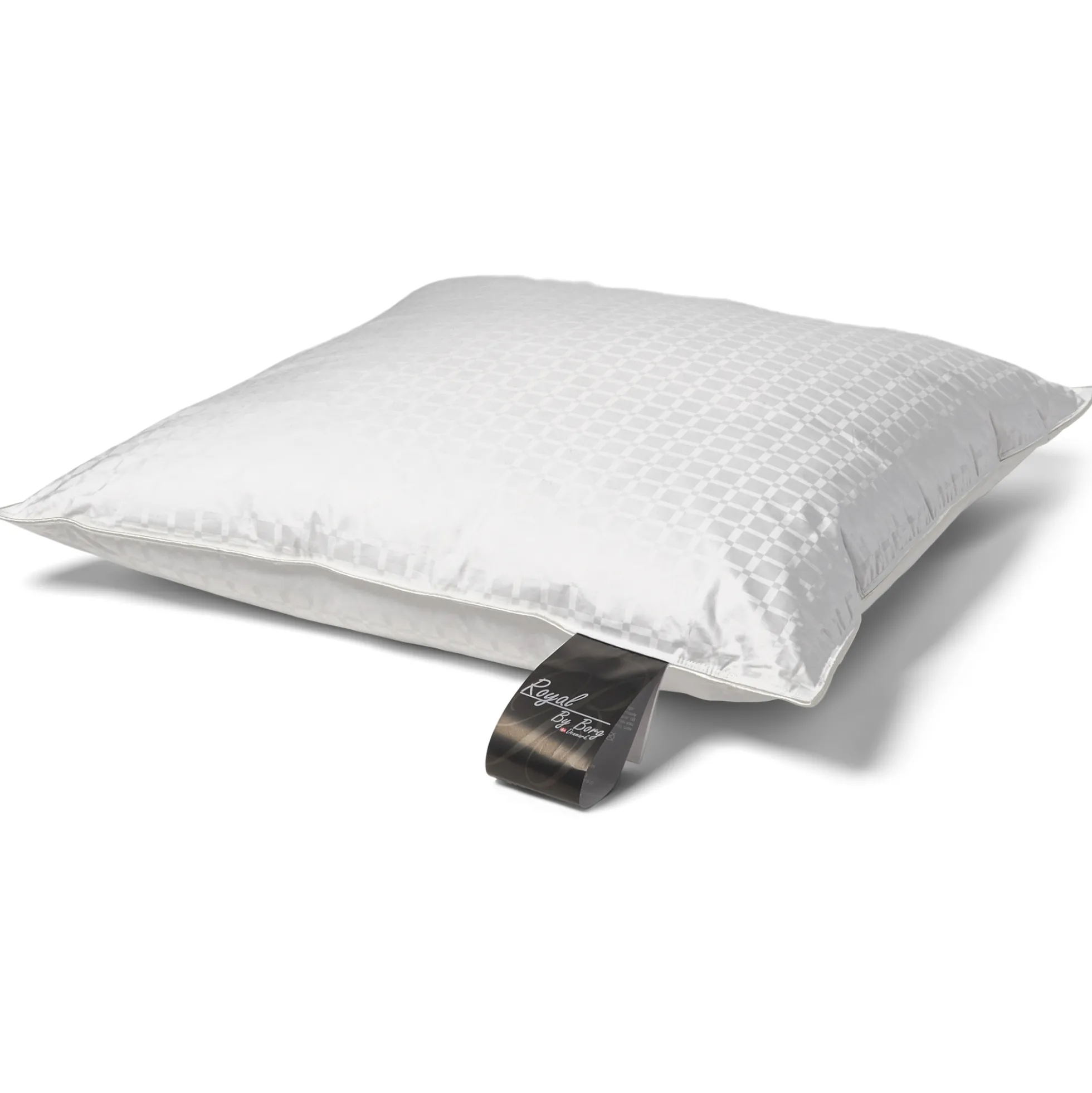 Moskusdun hovedpude - Høj pude - 60x63 cm - 3 kammer dunpude - Royal By Borg Daisy