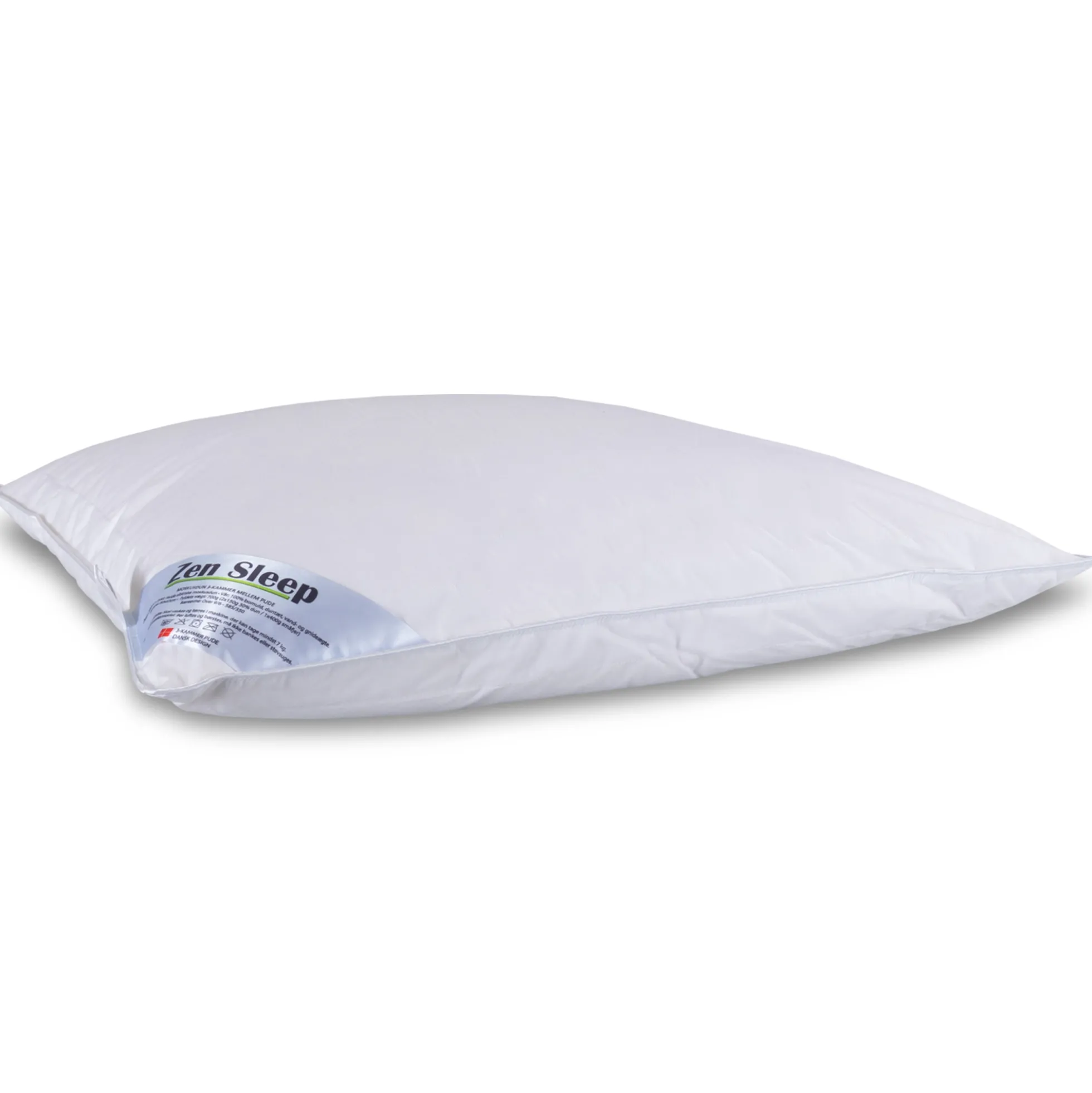 Moskus dunpude - Mellem 3 kammer hovedpude - 60x63 cm - Zen Sleep