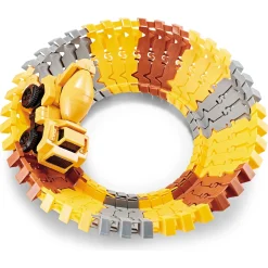 MultiTrack Construction fleksibel racerbane med kran og loop - 204 dele