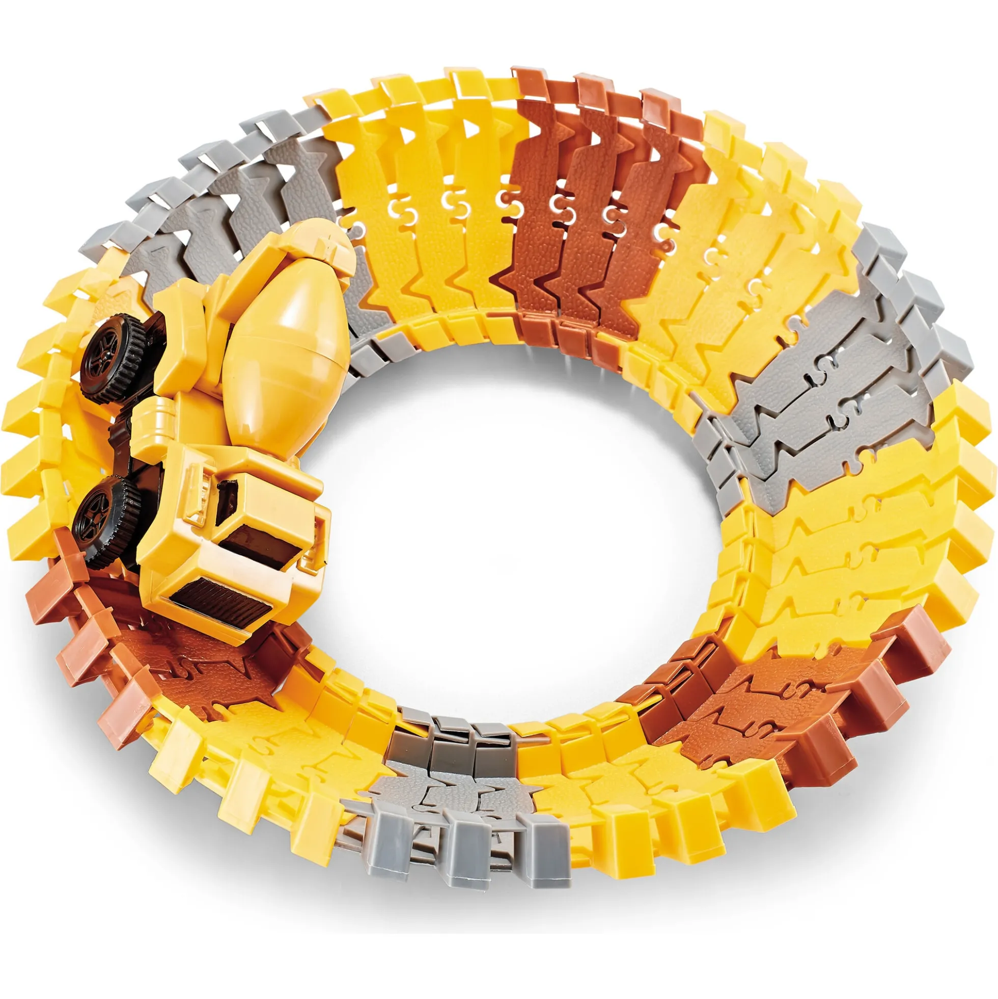 MultiTrack Construction fleksibel racerbane med kran og loop - 204 dele