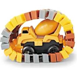 MultiTrack Construction fleksibel racerbane med kran og loop - 204 dele