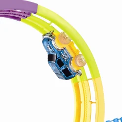 MultiTrack Glow selvlysende racerbane med loop og 2 lysende biler - 220 dele