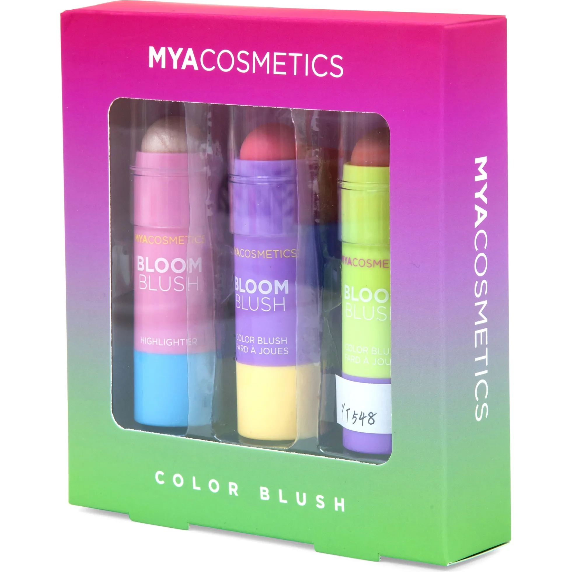 MYA Color Blush og Highlighter makeup-sæt